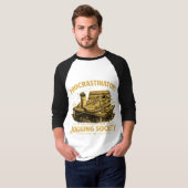 Procrastinators Jogging Society Grappig Hardloop T T-shirt (Voorkant volledig)
