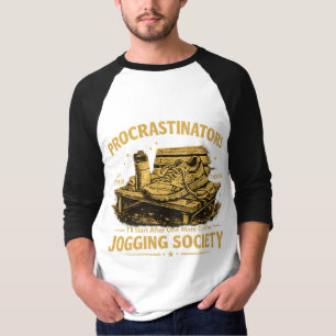 Procrastinators Jogging Society Grappig Hardloop T T-shirt