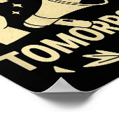 Procrastinators Unite Tomorrow Funny Lazy Gift Tee Poster (Hoek)