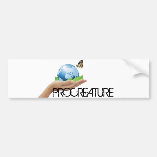ProCreature Auto-Aufkleber Bumpersticker (Voorkant)