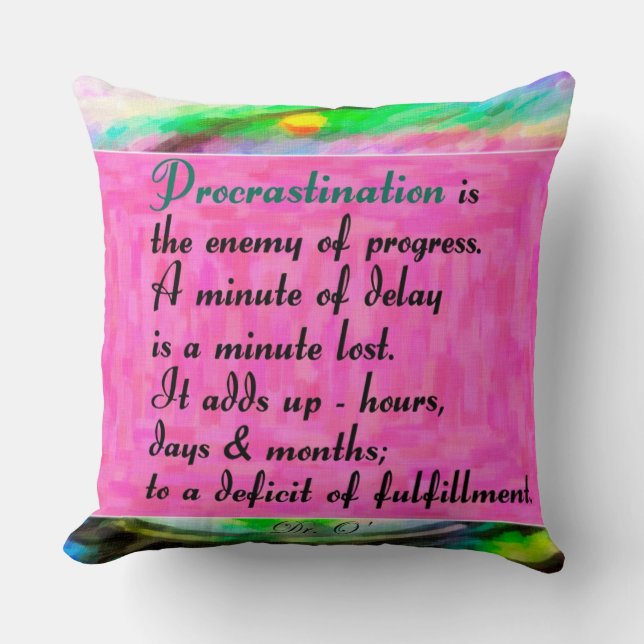 procrisie kussen (Voorkant)