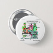 Proctoloog verliest mobiele telefoon Grappig Ronde Button 5,7 Cm (Voorkant /achterkant)