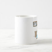 Proctoloog zingt karaoke Cartoon grappige mok (Center)