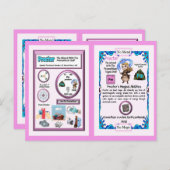 Proctor Wizard - Promethium-element Briefkaart (Voorkant / Achterkant)