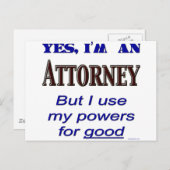 Procurebevoegdheid voor goed Gezegde Briefkaart (Voorkant / Achterkant)