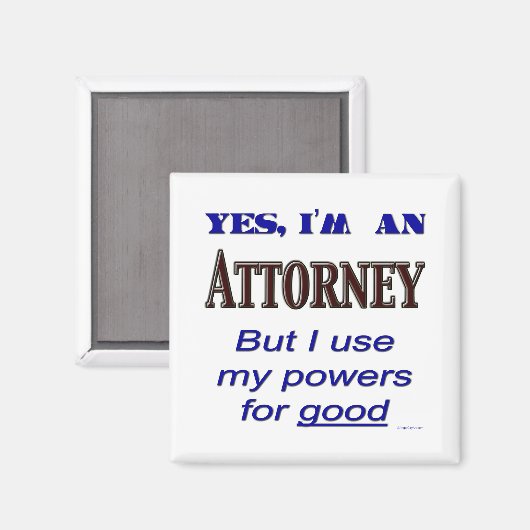 Procurebevoegdheid voor goed Gezegde Magneet (Voorkant / Achterkant)