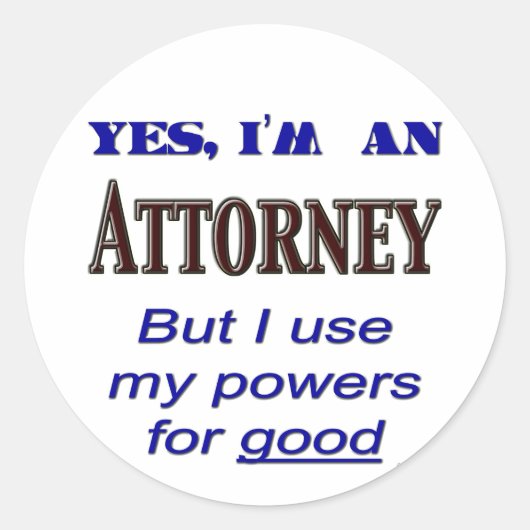 Procurebevoegdheid voor goed Gezegde Ronde Sticker (Voorkant)