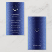 procureur bij wet | Advocaat | Blauw Visitekaartje (Voorkant / Achterkant)