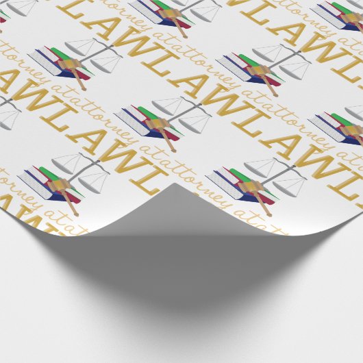 procureur bij wet cadeaupapier (Hoek)