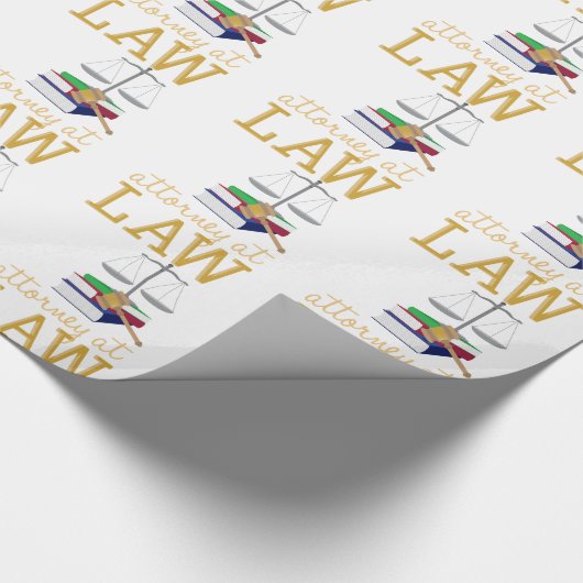 procureur bij wet cadeaupapier (Hoek)