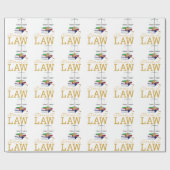 procureur bij wet cadeaupapier (Vlak)