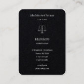 Procureur bij wet | Elegant Classy Visitekaartje (Voorkant)