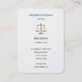 Procureur bij wet | Elegant Gold Visitekaartje