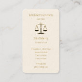 Procureur bij wet | Elegant Gold Visitekaartje (Voorkant)