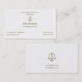 Procureur bij wet | Elegant Lawyer Visitekaartje (Voorkant / Achterkant)