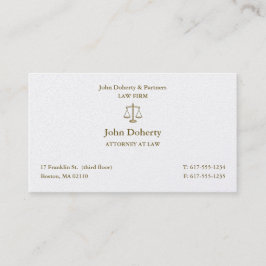 Procureur bij wet | Elegant Lawyer Visitekaartje