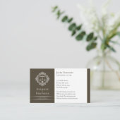 Procureur bij wet | Elegant Scales Visitekaartje (Staand voorkant)