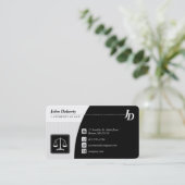 Procureur bij wet | Elegant Visitekaartje (Staand voorkant)