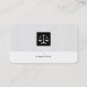 Procureur bij wet | Elegant Visitekaartje (Achterkant)