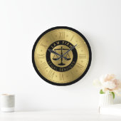 Procureur bij wet | Gulden schalen van justitie Grote Klok (Huis)