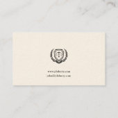 Procureur bij wet | Klassieke advocaat Visitekaartje (Achterkant)