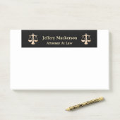 procureur bij Wet Modern Professional Post-it® Notes (Op bureau)