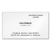 Procureur bij wet | Plain Visitekaartje Magneet (Voorkant)