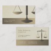 Procureur bij wet | Professionele advocaat Visitekaartje (Voorkant / Achterkant)