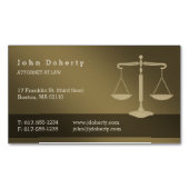 Procureur bij wet | Professionele advocaat Visitekaartje Magneet (Voorkant)