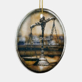 procureur bij wet | Schalen van het recht Keramisch Ornament (Rechts)