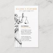 Procureur bij wet | Temida Visitekaartje (Voorkant)