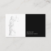 Procureur bij wet | Themis Professional Visitekaartje (Achterkant)