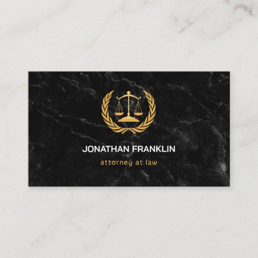 Procureur bij wet visitekaartje (Voorkant)