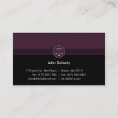 Procureur bij wet visitekaartje (Achterkant)