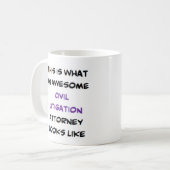 procureur burgerlijk procesrecht, geweldige koffiemok (Voorkant links)