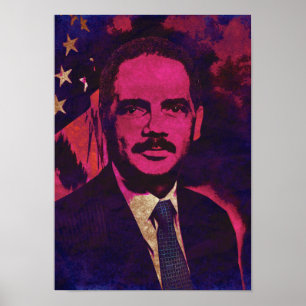 Procureur-generaal Eric Holder Pop Art Poster
