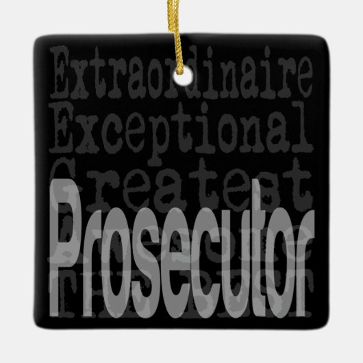 Procureur-generaal Keramisch Ornament (Voorkant)