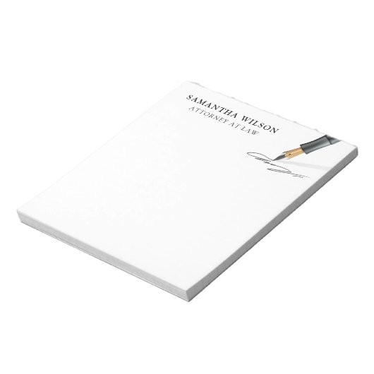 Procureur Law Professional Modern Minimum Notitieblok (Linkerzijde)