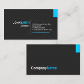 Procureur - Modern Twill Grid Visitekaartje (Voorkant / Achterkant)