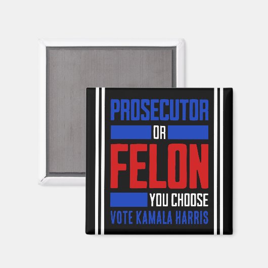Procureur of misdadiger magneet (Voorkant / Achterkant)
