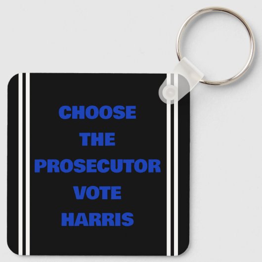 Procureur of misdadiger sleutelhanger (Achterkant)