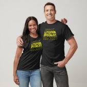 Procureur-specialist  Ruimte Achterkantontwerp T-shirt (Unisex)