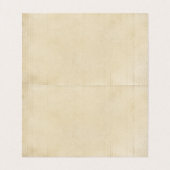 Procureur van de advocatuur Parchment Appointatio Visitekaartje (Binnenkant ongevouwen)