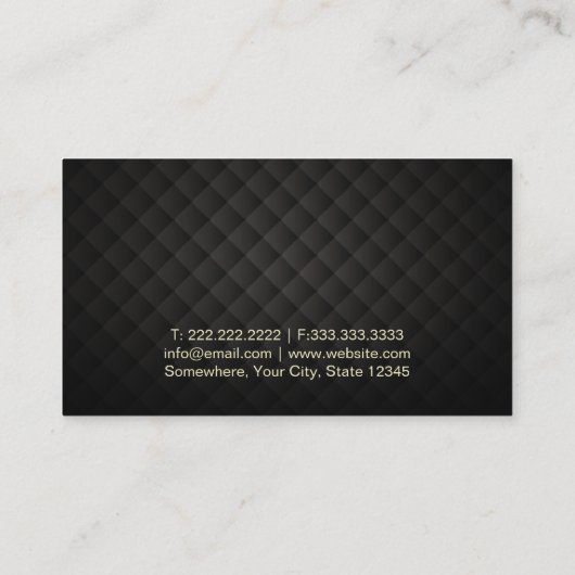 Procureur van de Kroon van het Monogram van de Visitekaartje (Achterkant)