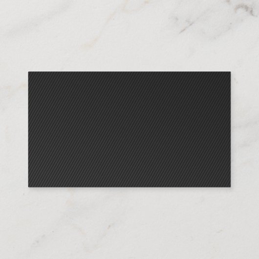 procureur van Law Black Carbon Fiber Lawyer Visitekaartje (Achterkant)