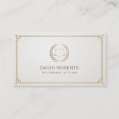 Procureur van Law Gold Framed Lawyer Visitekaartje (Voorkant)