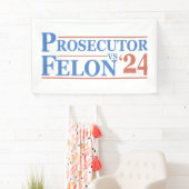 Procureur vs Felon American Election 2024 T-shirt Spandoek (Insitu)