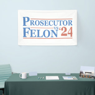 Procureur vs Felon American Election 2024 T-shirt Spandoek
