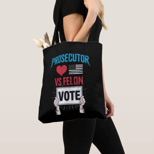 Procureur vs Felon Vote Tote Bag (Dichtbij)