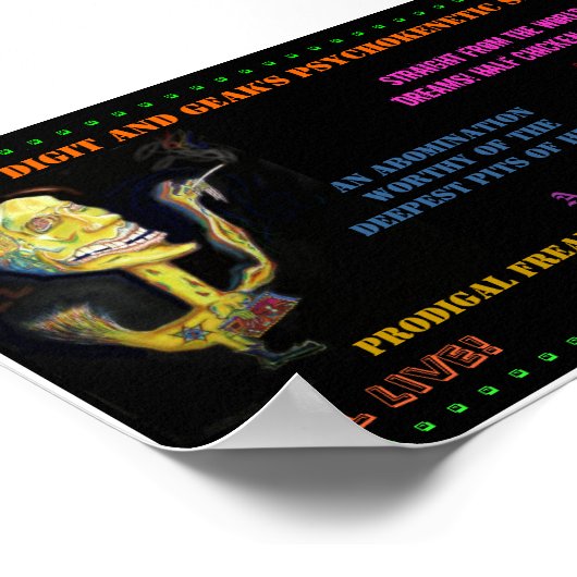 Prodigal Freak Sideshow Poster (Hoek)